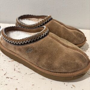 UGG Tan Suede Slip-Ons